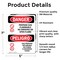 Signmission Propane Gas Flammable No Smoking Danger Sign, Vinyl Decal, 5in W x 7in L, 2PK OS-2PACK-DS-D-57-VS-1539 - alternate 2